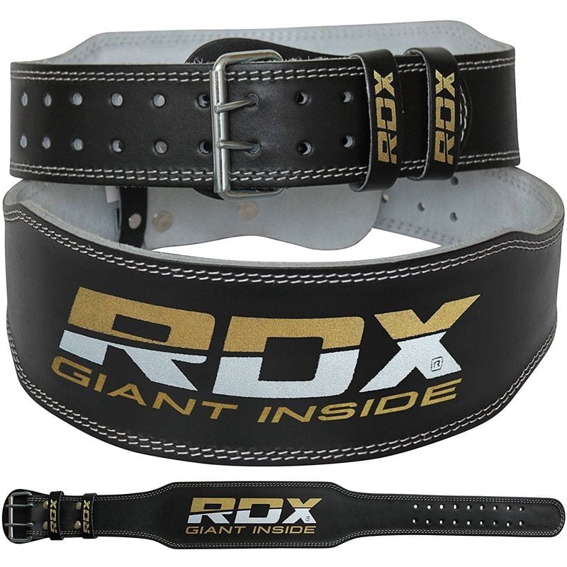 Leather Weightlifting Belt For Powerlifting & Crossfit - Gym Support Belt