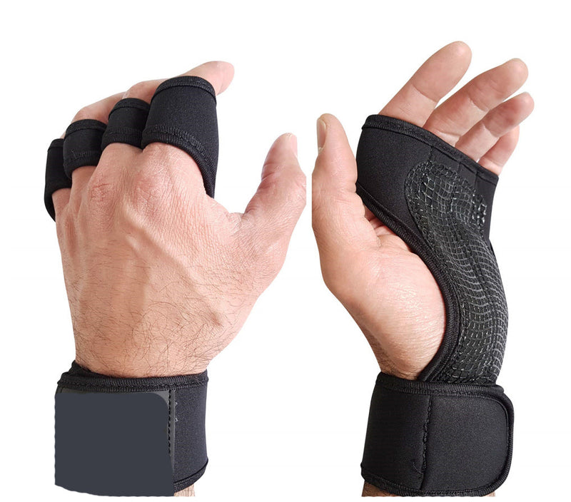 Weight Lifting Gloves , Finger Gloves - Black Tango Sports