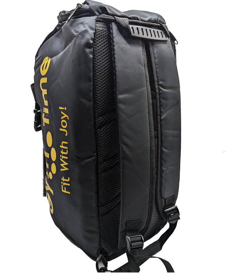 Wizal Sports Travel Gym Bag with Wet Pocket & Shoes Compartment for Men and Women - Black Tango Sports