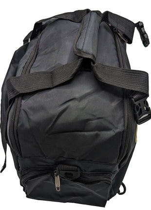 Wizal Sports Travel Gym Bag with Wet Pocket & Shoes Compartment for Men and Women - Black Tango Sports