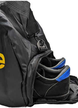 Wizal Sports Travel Gym Bag with Wet Pocket & Shoes Compartment for Men and Women - Black Tango Sports