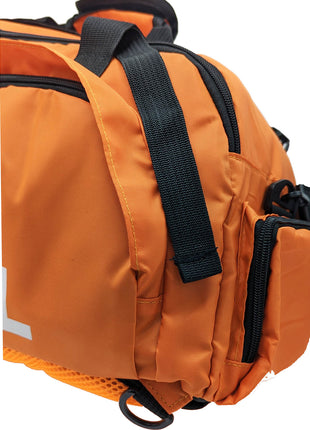 Wizal Sports Travel Gym Bag with Wet Pocket & Shoes Compartment for Men and Women -Orange Tango Sports