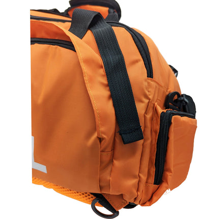 Wizal Sports Travel Gym Bag with Wet Pocket & Shoes Compartment for Men and Women -Orange Tango Sports