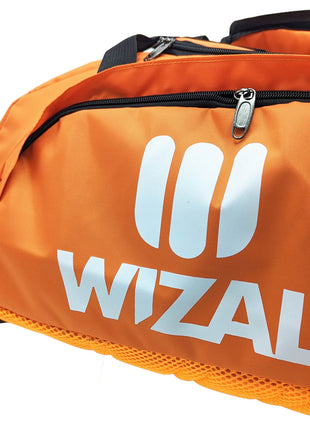 Wizal Sports Travel Gym Bag with Wet Pocket & Shoes Compartment for Men and Women -Orange Tango Sports
