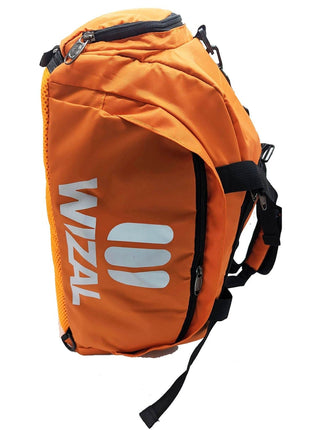 Wizal Sports Travel Gym Bag with Wet Pocket & Shoes Compartment for Men and Women -Orange Tango Sports