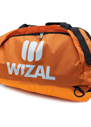 Wizal Sports Travel Gym Bag with Wet Pocket & Shoes Compartment for Men and Women -Orange Tango Sports
