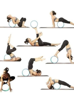 Yoga Wheel for Comfortable Support for Yoga Poses and Backbends Tango Sports