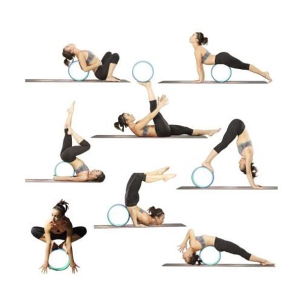 Yoga Wheel for Comfortable Support for Yoga Poses and Backbends Tango Sports