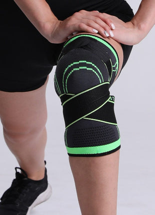 Knee Support Brace with Straps Pack of 2 - Black