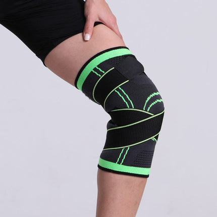 Knee Support Brace with Straps Pack of 2 - Black